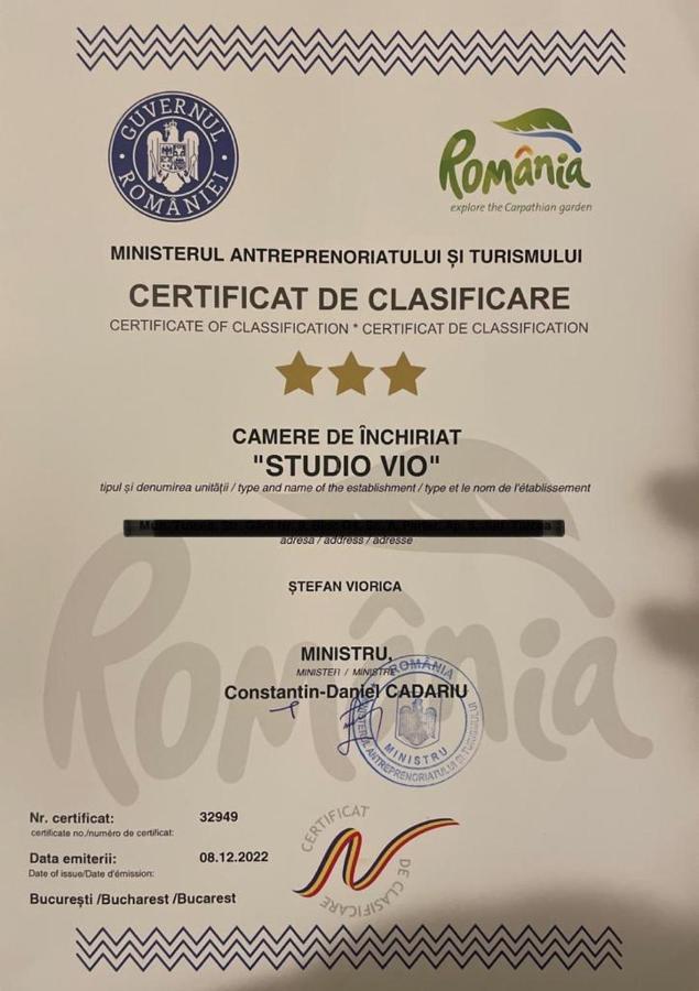 Studio Vio Lägenhet Tulcea Exteriör bild